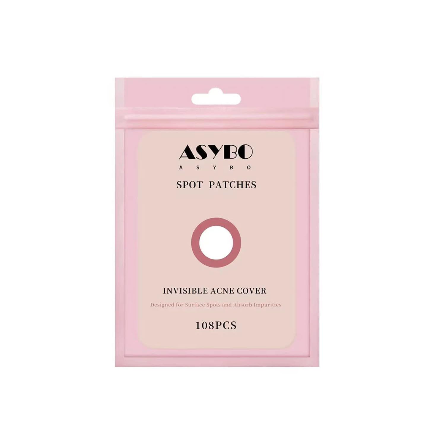 Acne Patches Absorbing Pimple Patches Invisible Spot Stickers Translucent Hydrocolloid Spot Patches, Facial Treatment, Fast Healing, Two Sizes(108 Patches)