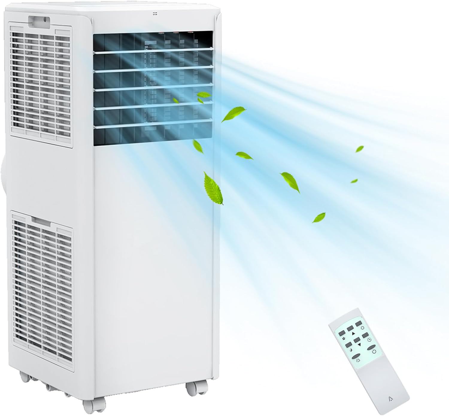 8000 BTU Portable Air Conditioner, Quiet 3 In 1 Portable AC Unit with Remote Control, Dehumidifier & Fan Mode | 24Hrs Timer